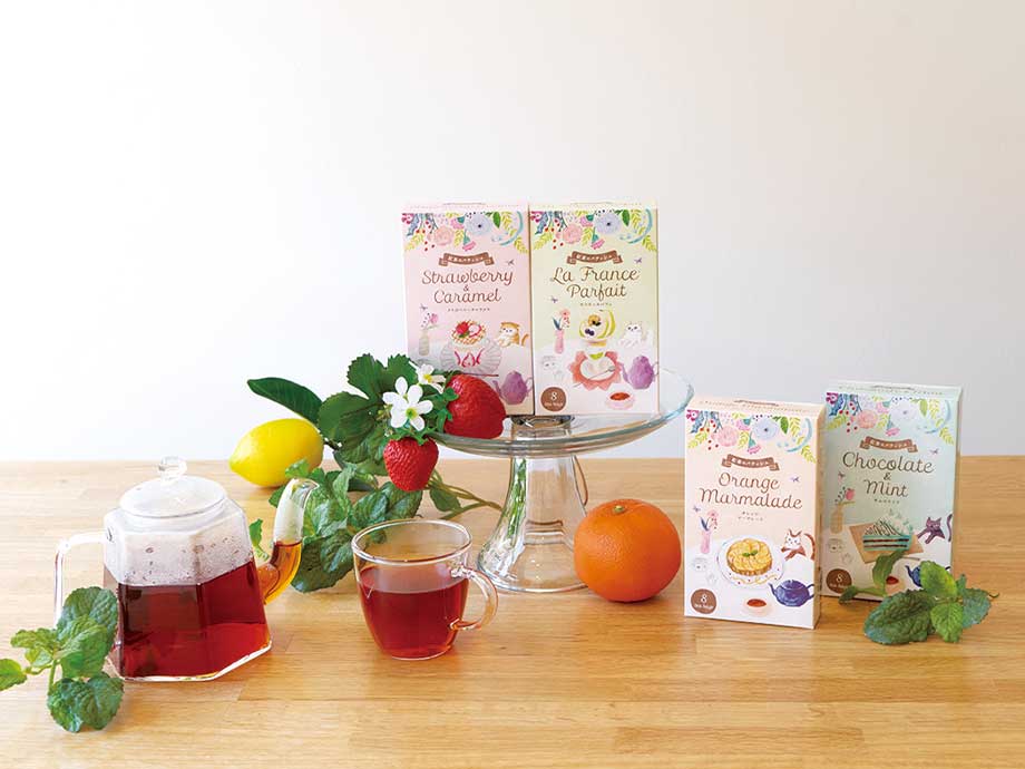 紅茶のパティシエ（全4種）（ストロベリーキャラメル／ラフランスパフェ／オレンジマーマレード／チョコミント）