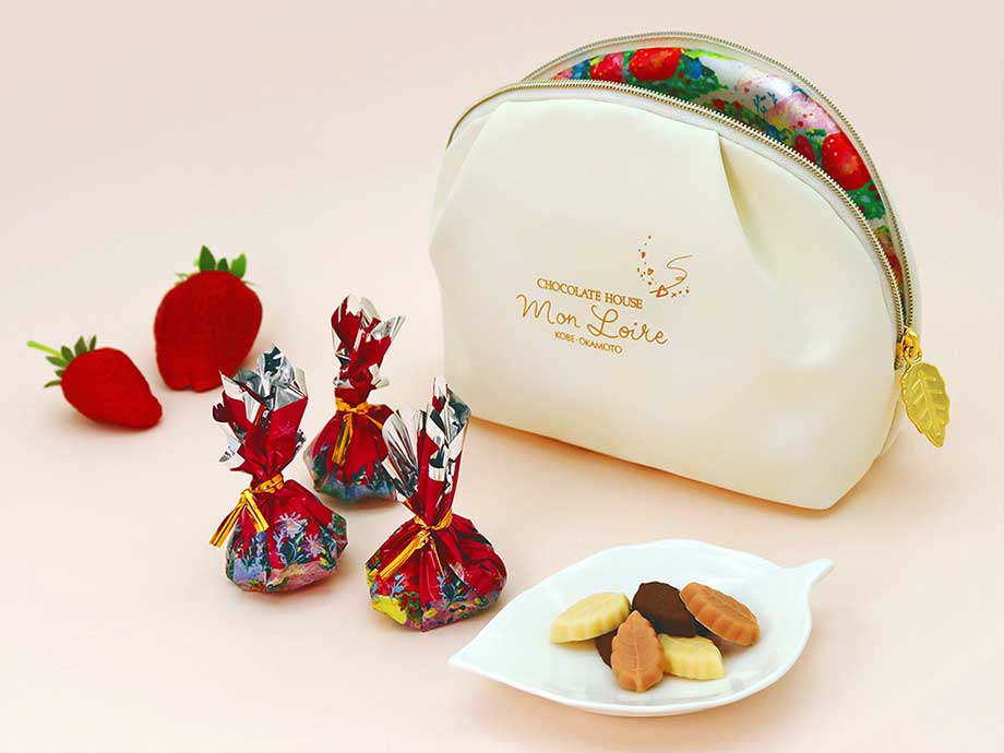 リーフメモリーポーチ（苺畑の見える丘）