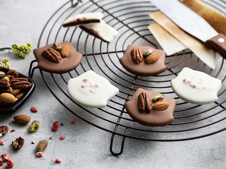 ミヌー&苺の牛乳ショコラサブレ